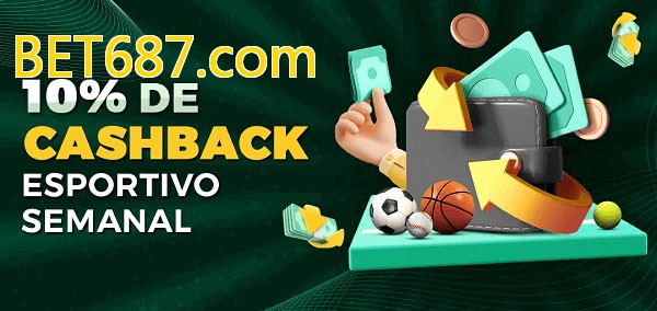 10% de bônus de cashback na BET687.com